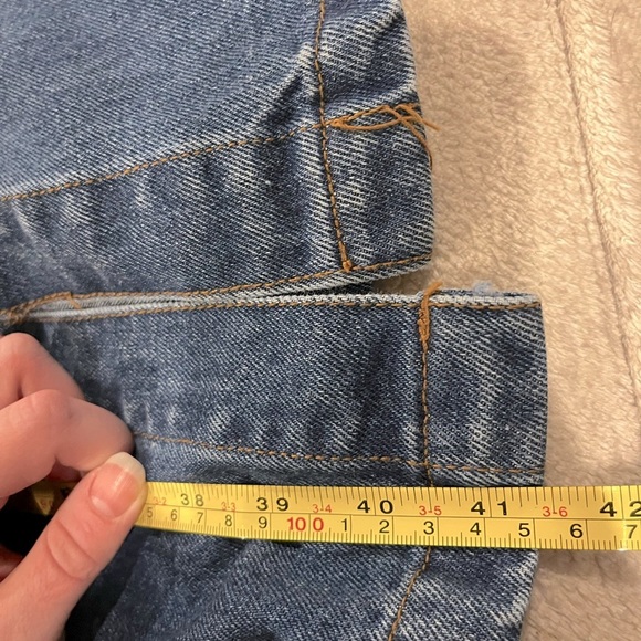 ✨ 90s Vintage Jessy Line Roma Button-Down Denim Dress - Size S ✨ - Picture 7 of 7